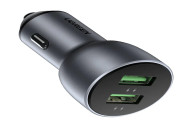 Ugreen CD213 (10144) 36W Two USB Ports QC 3.0 Dark Blue Car Charger