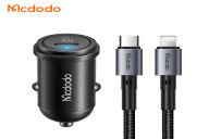 Mcdodo 749 30W PD USB C Car Charger and iP Cable Set